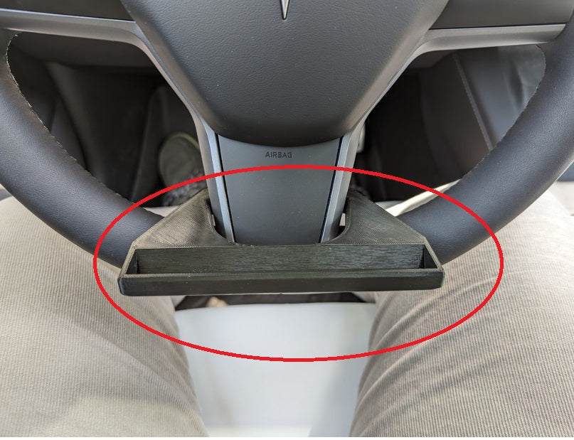 Tesla Model 3 ve Y Direksiyon Kindle Tutucu ABS Baskı 00392