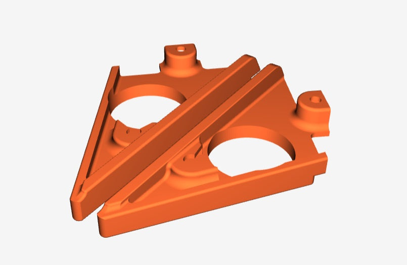 Jeep XJ Kapı Hoparlör Braketi Sağ ve Sol ABS Baskı 00575