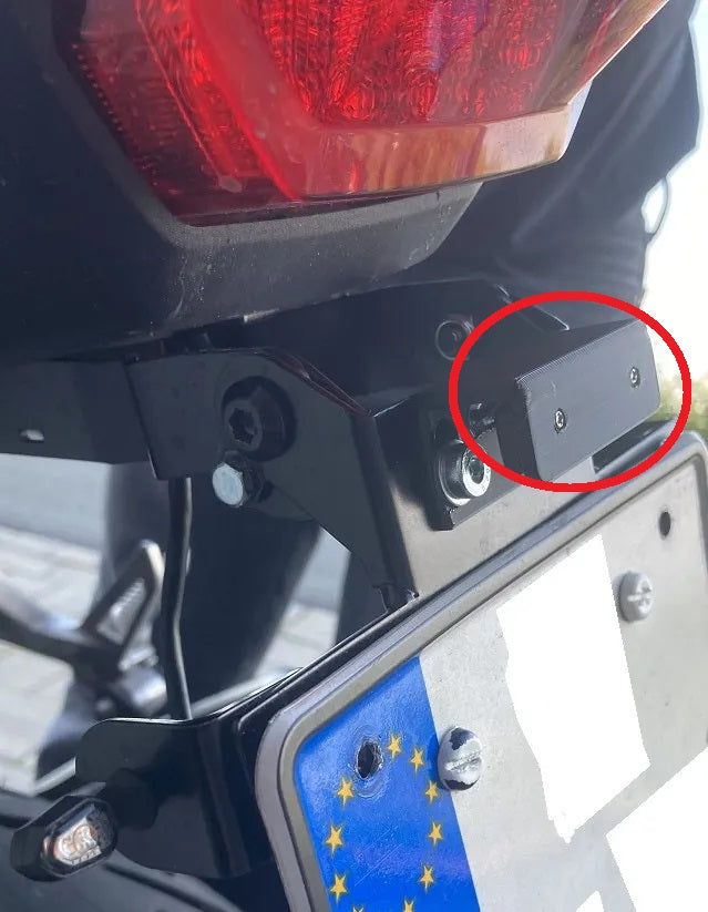 Honda Hornet 750 Plaka led montaj plastiği abs baskı 00498