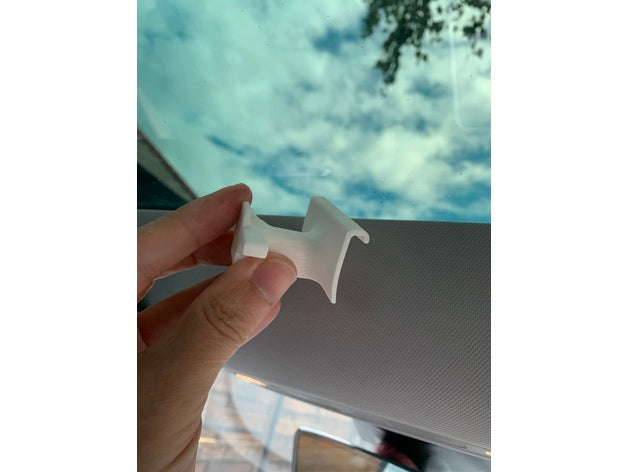 Tesla Uyumlu Gözlük Tutucu 3D Baskı (Sadece plastik parça soru sorabilirsiniz)