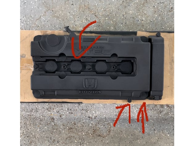 Honda VTEC B Tip Motor Valf Kapağı Tapaları (ABS Baskı) 00002