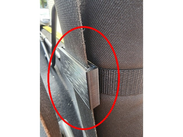 Jeep Wrangler Emniyet Kemeri Klipsi Kayışlı (Sadece plastik parça soru sorabilirsiniz)