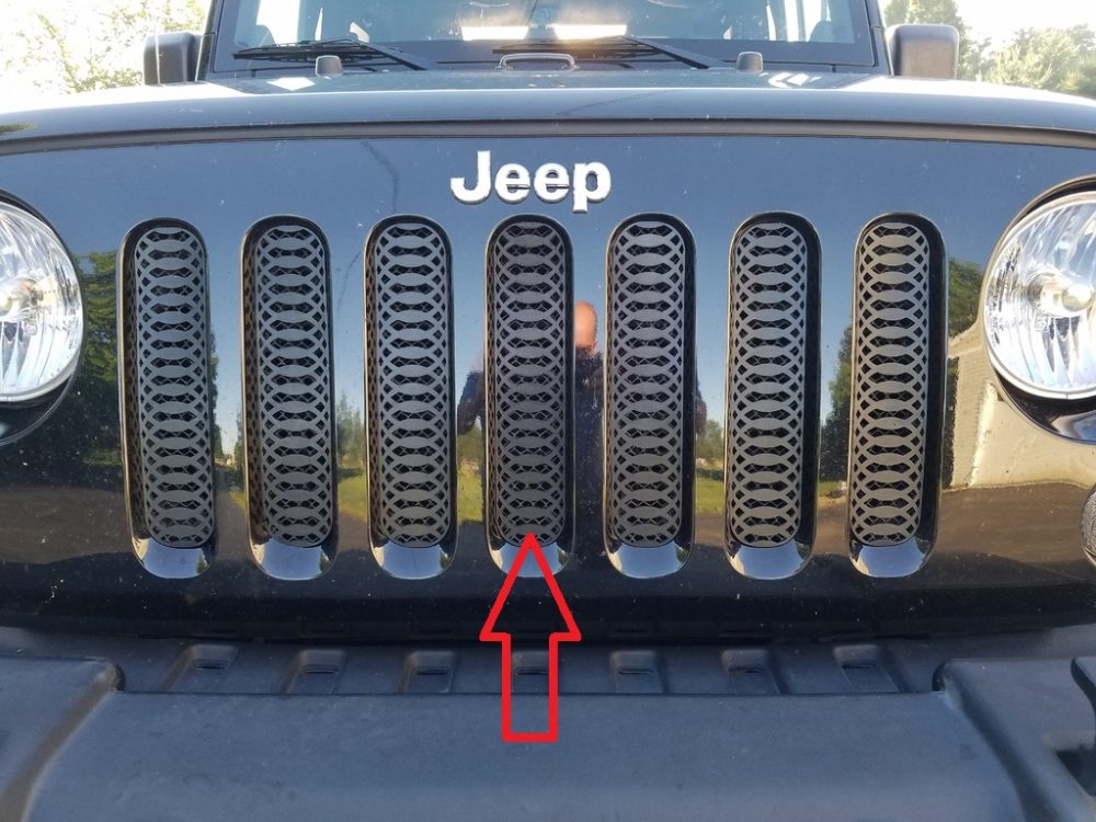 Jeep Tampon Izgaraları 7 Adet ABS Baskı 00659