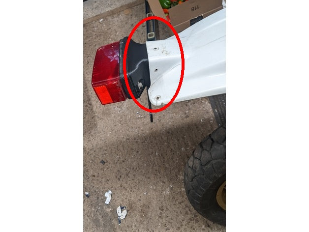 Honda XL600R Arka Stop ve Plaka Aparatı 3D Baskı (Sadece plastik parça soru sorabilirsiniz)