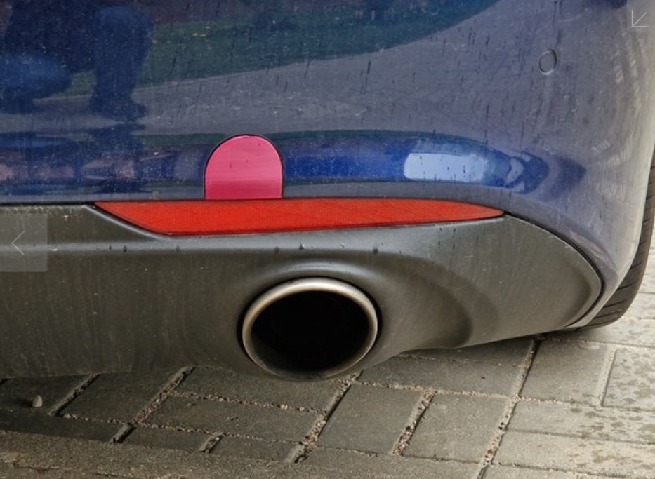 Alfa Romeo Giulia arka tampon kapağı ABS Baskı 00230