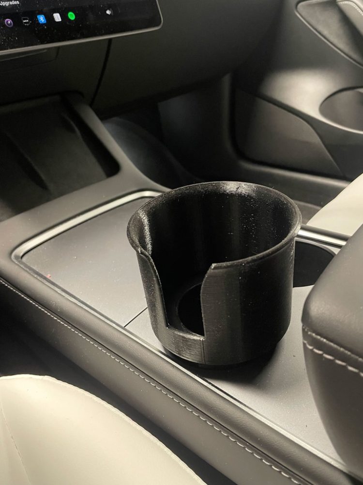 Tesla Model 3 Bardaklık ABS Baskı 01147