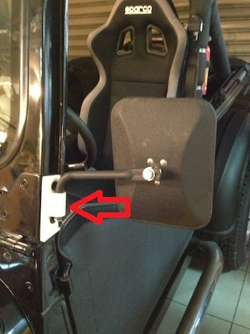 Jeep Wrangler YJ Ayna Braketi 2 Adet ABS Baskı 00671