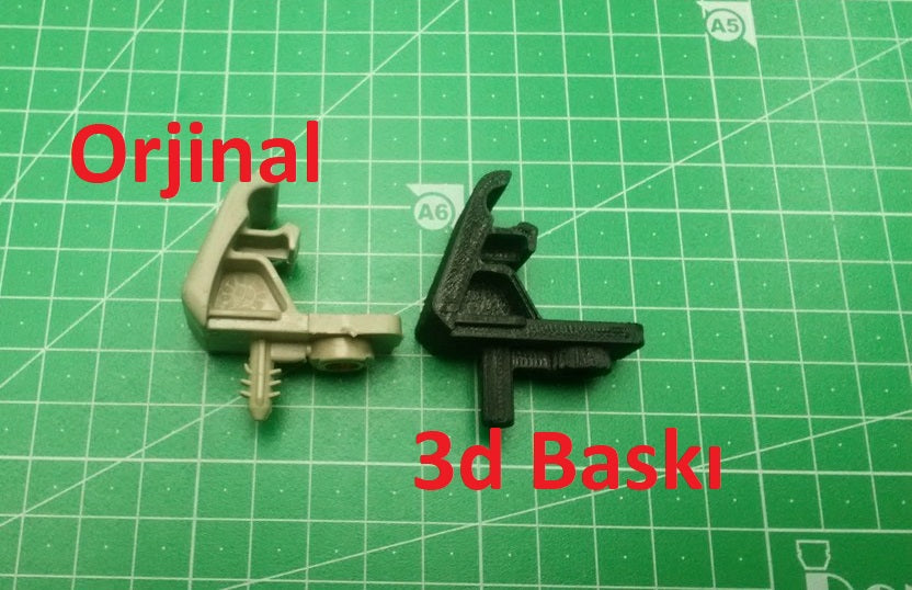 Alfa Romeo 147 güneşlik klipsi 2 Adet ABS Baskı 00726