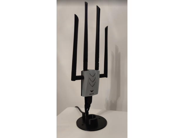 Alfa WiFi adaptör standı – 3D baskı ürünüdür