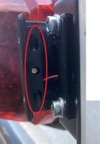 Honda Hornet 750 Plaka led montaj plastiği abs baskı 00498