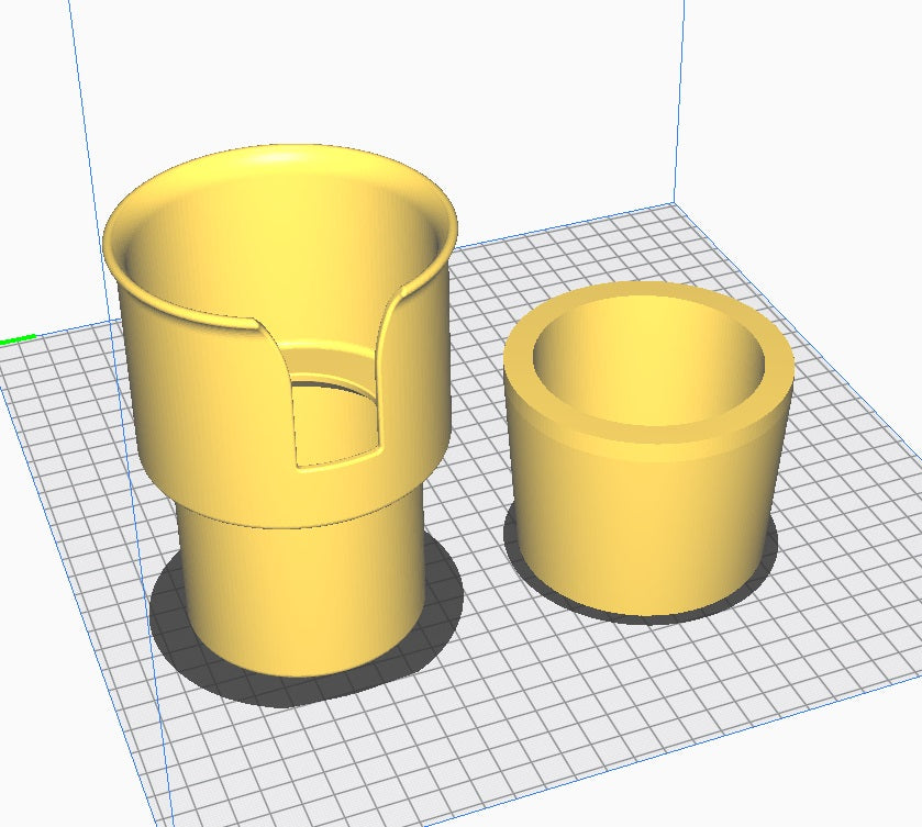 Tesla Model 3 Bardaklık ABS Baskı 01147