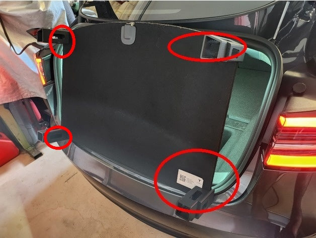 Tesla Model 3 Bagaj Yükseltici Aparat 3D Baskı (Sadece plastik parça soru sorabilirsiniz)