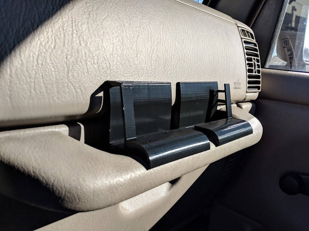 Jeep TJ ön panel Telefon ve Tablet Tutucu ABS Baskı 00672