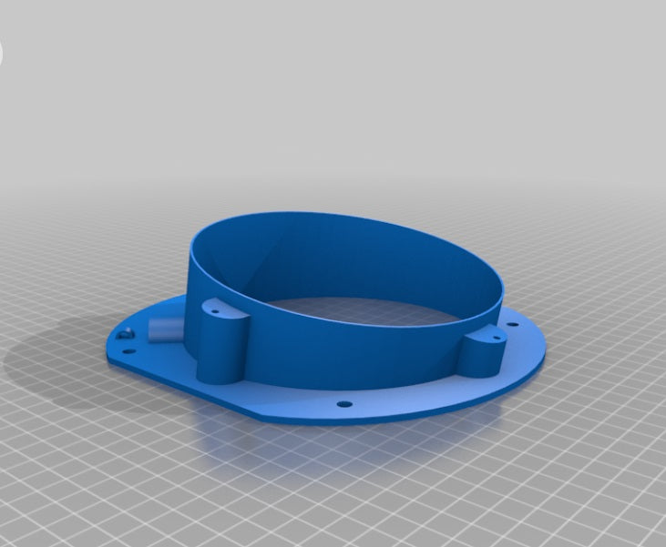 Tesla Model S Ön 2012-2015 6,5 Hoparlör Montaj Braketi abs baskı 000278