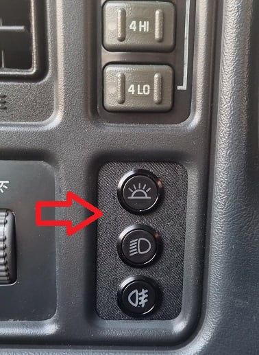 Chevrolet Silverado Düğme Braketi ABS Baskı 00964