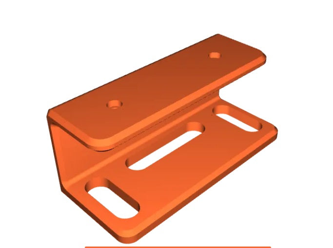 Honda Hornet 750 Plaka led montaj plastiği abs baskı 00498