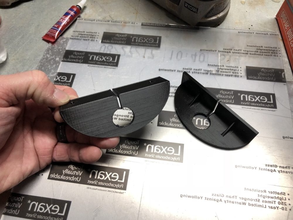 Jeep Wrangler JK Sinyal Lambası Braketi ABS Baskı 00690