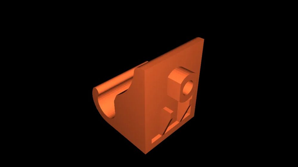 Tesla Güneşlik Klipsi ABS Baskı 2 Adet 00455