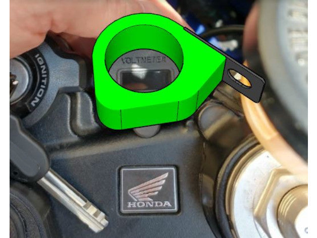 Honda VTR1000F 12V - USB braketi Plastik Parça Abs Baskı 00087