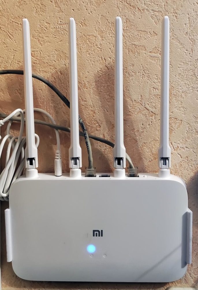 Xiaomi Mi Router 4A Duvar Montaj Braketi ABS Baskı 01053