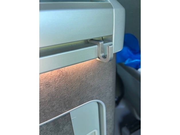 VW Karavan T6.1 Mutfak Rayı Kancası 4 Adet ABS Baskı 00069