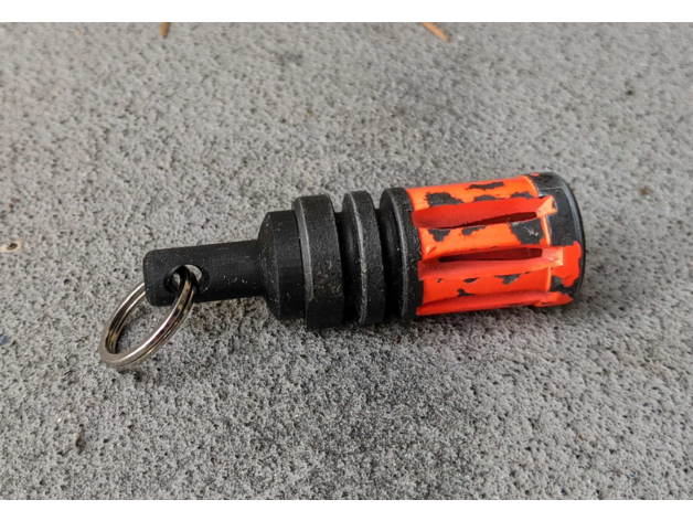 Airsoft Namlu Cihazı Anahtarlık Adaptörü (-14mm)