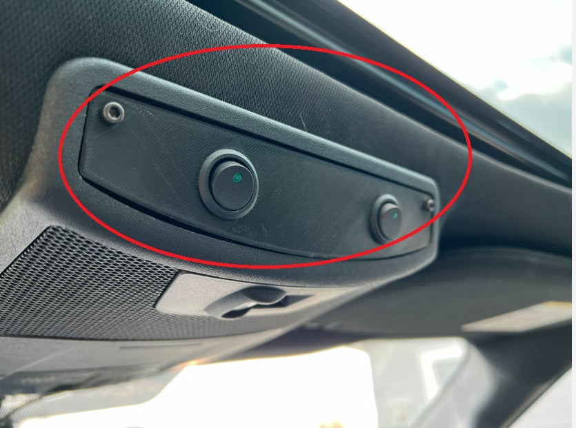 Ford F150 Sunroof Konsol Anahtar Paneli Plastik Parça ABS Baskı 00407