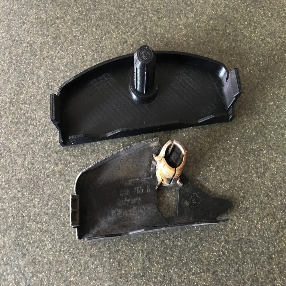 2001-2006 Audi TT Çeki Kancası Kapağı ABS Baskı 01360