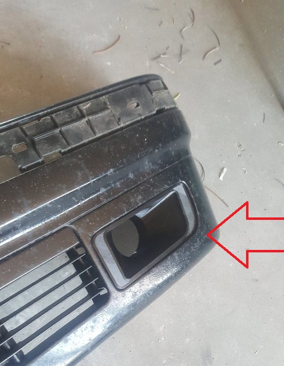 BMW E36 Sis Farı Yerine Fren Havalandırma Kapağı ABS Baskı 00625