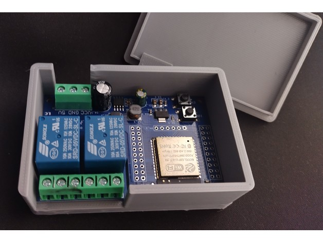 ESP32 röle X2 kart kasası