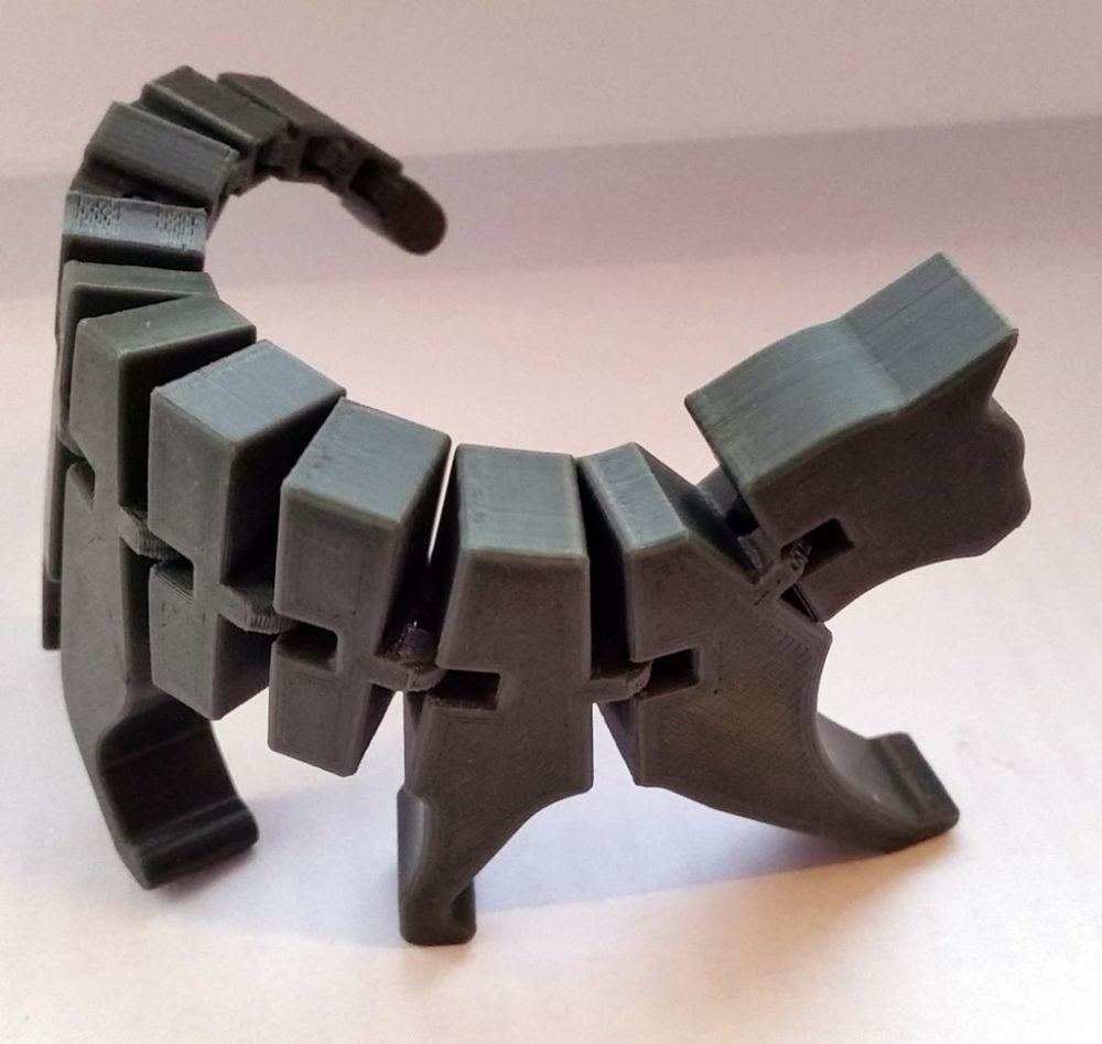 Esnek Kedi Oyuncağı Pla Baskı Siyah Renk 00970