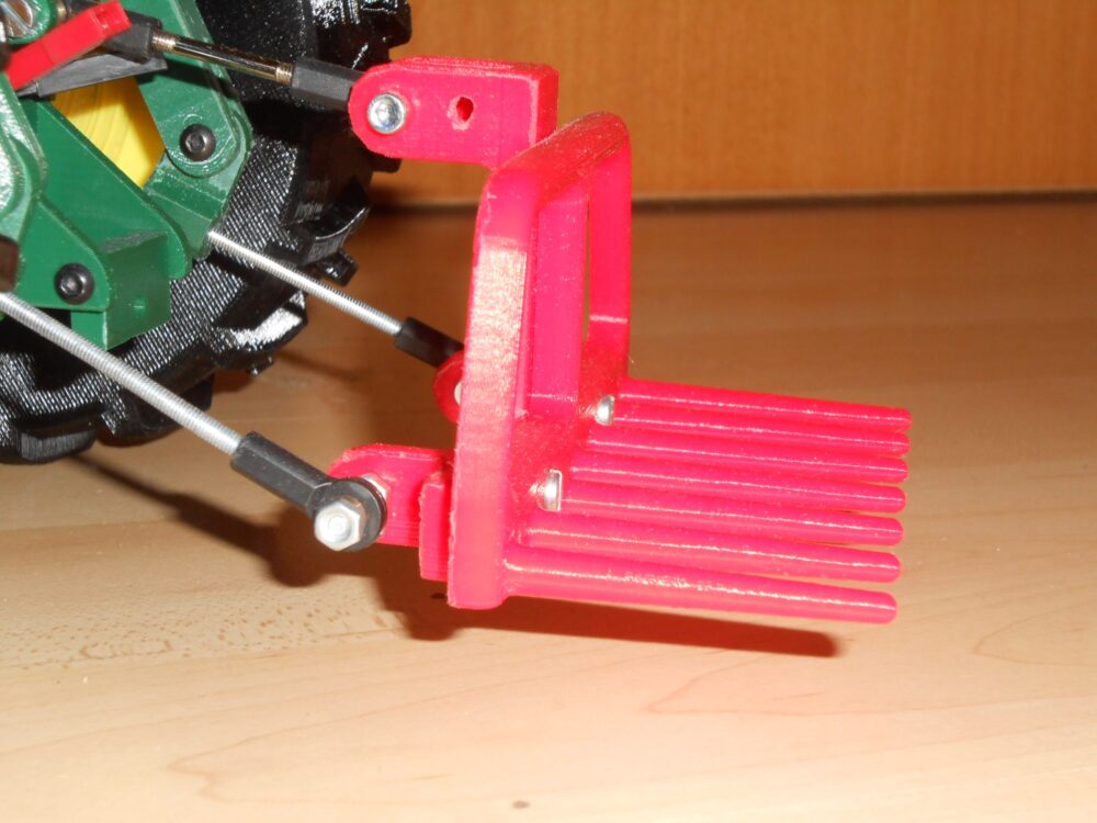 Openrc Traktör İçin Arka Çatal PLA Baskı 01654