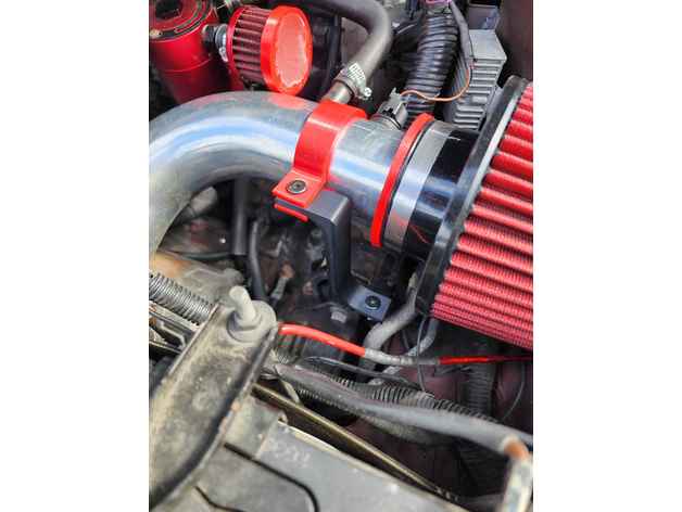 1997-2000 Toyota Caldina GT-T için 2,5 İnç Pod Filtre Emme Kelepçesi ve Braketi