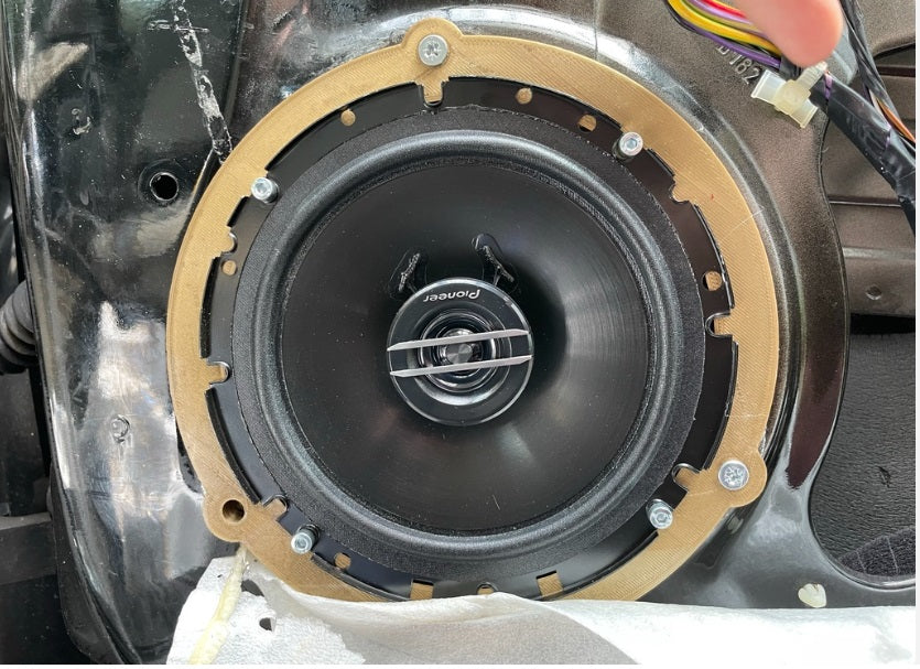 Fiat Grande Punto 199 Ön 17 cm Hoparlör adaptör halkası ABS Baskı 00352