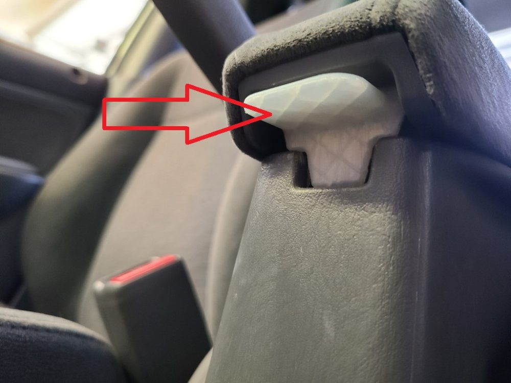 Honda Civic - Accord Uyumlu Kolçak Mandalı ABS Baskı 00785