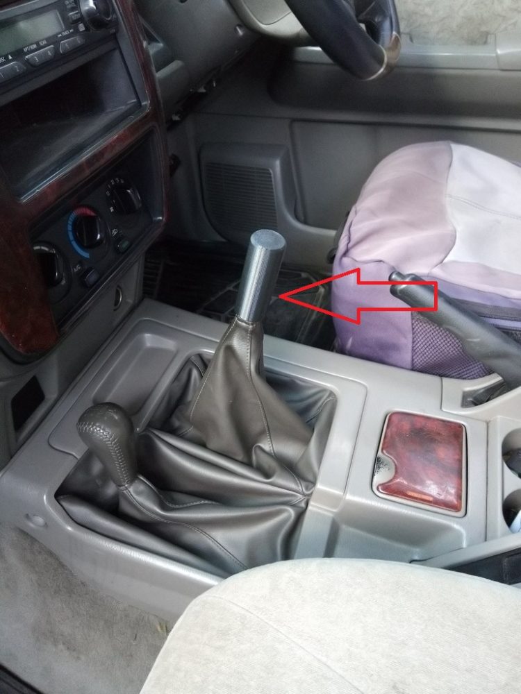Nissan Patrol Özel Vites Topuzu ABS Baskı 00842