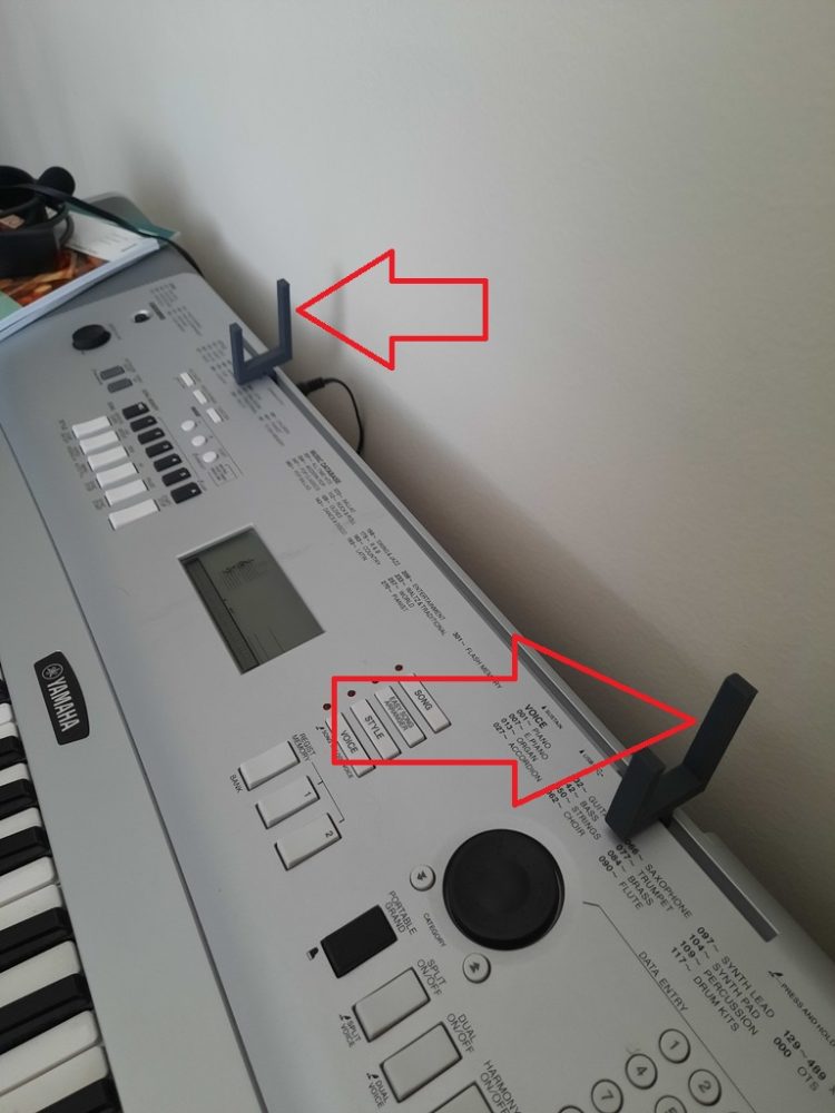 Piyano Müzik Standı Grand DGX-230 Uyumlu 2 Adet PLA Baskı 01102