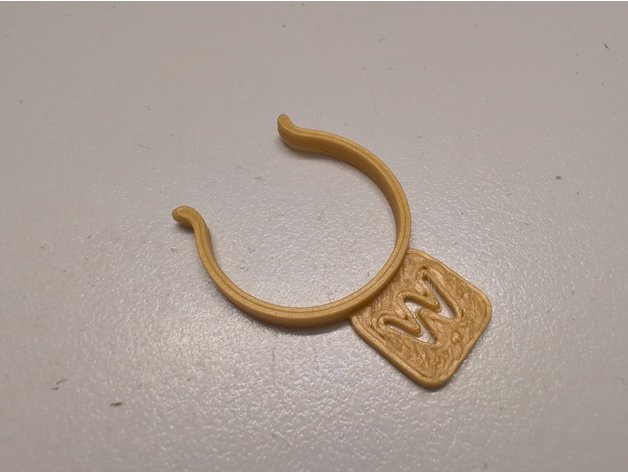 Şişe Kapağı Etiketi (Özelleştirilebilir) OpenSCAD