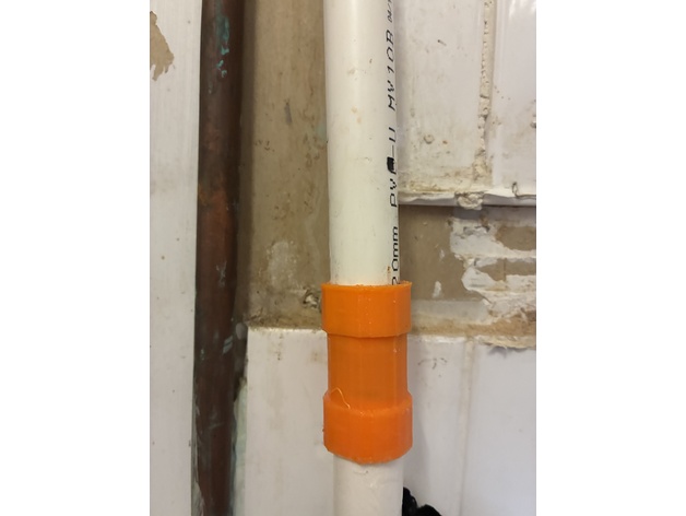 21mm PVC Kazan Baca Borusu Birleştirici