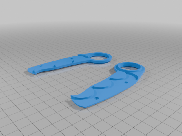 CRKT Minimalist Keramin Karambit Kabzaları