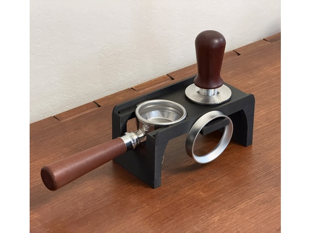 58mm Espresso Bastırma İstasyonu (.STEP .F3D dahil)