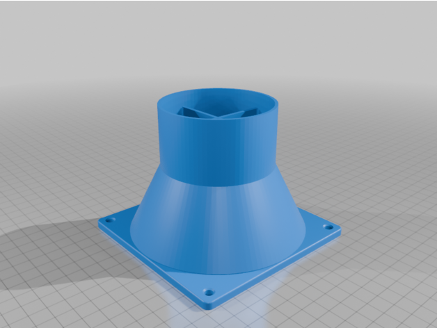 120 mm Fan'dan 74 mm tüpe adaptör
