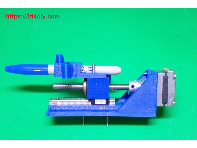DIY Kalem Tutucu Plotter Ev Yapımı Z Eksen Kaydırıcı Gravür Makinesi