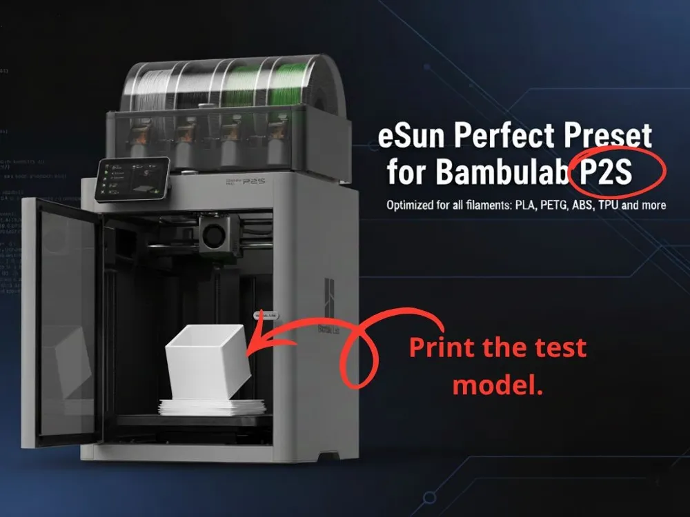 Bambu Lab P2S için eSUN filament profilleri