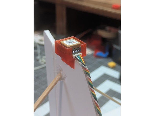 Foamboard GPS kuyruk montajı (Matek M10Q-5883)