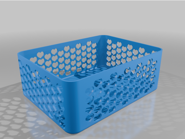 Kalp-Duvar Saklama Kutusu – 200 × 160 × 75 mm