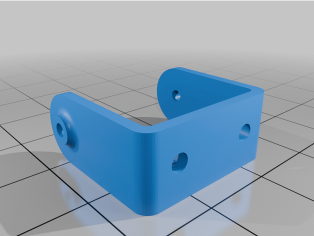 Walksnail FPV Kamera ve pan servo için montajlar