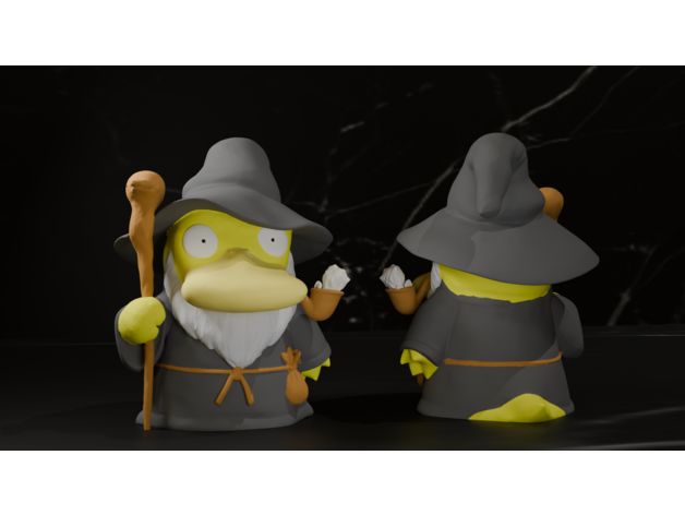 Psyduck X Gandalf - Pokemon & Yüzüklerin Efendisi karışımı