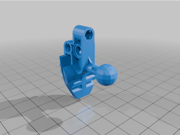 (V.2) (47332) Bionicle Kafa Bağlantı Bloğu (Vahki)