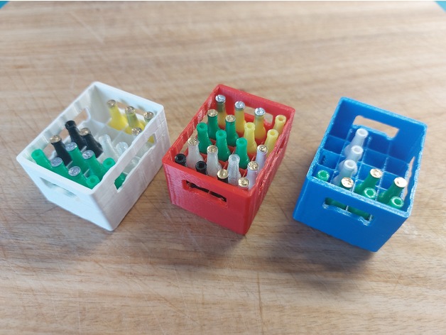 1/10 Bierkiste 20 Şişe 40x30x26mm 4x5 dolu boş şişe bira kasası 20 şişe dolu boş şişe